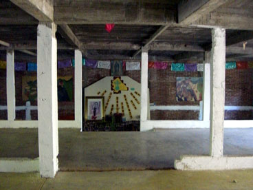 L'intérieur du sanctuaire