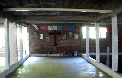 L'intérieur du sanctuaire